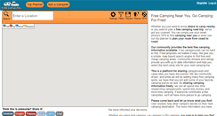 Desktop Screenshot of freecampsites.net